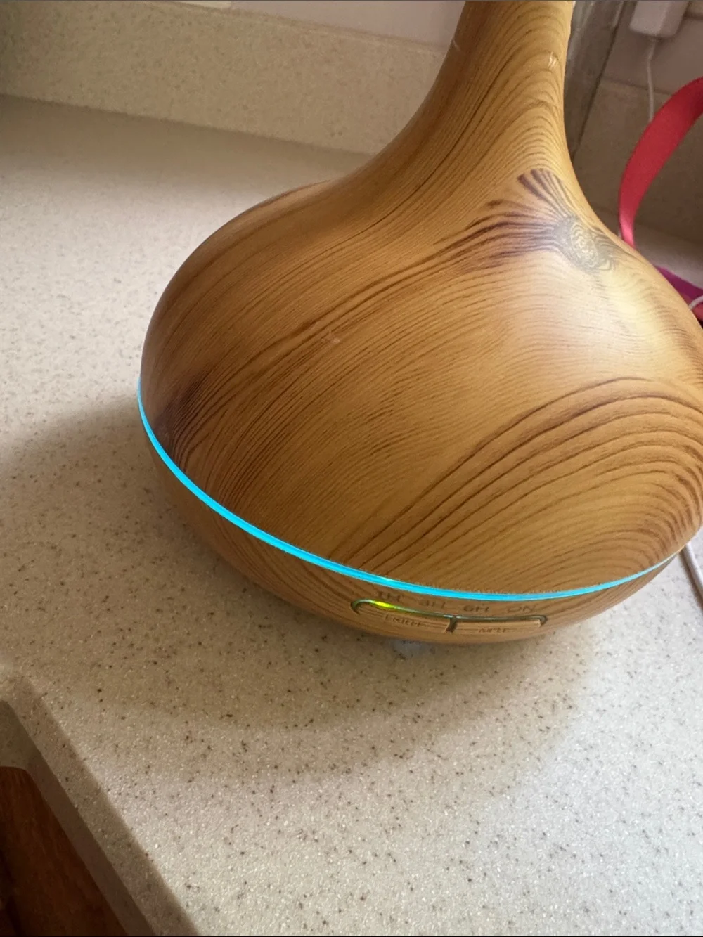 Wood Grain Essential Oil Diffuser - Light Brown